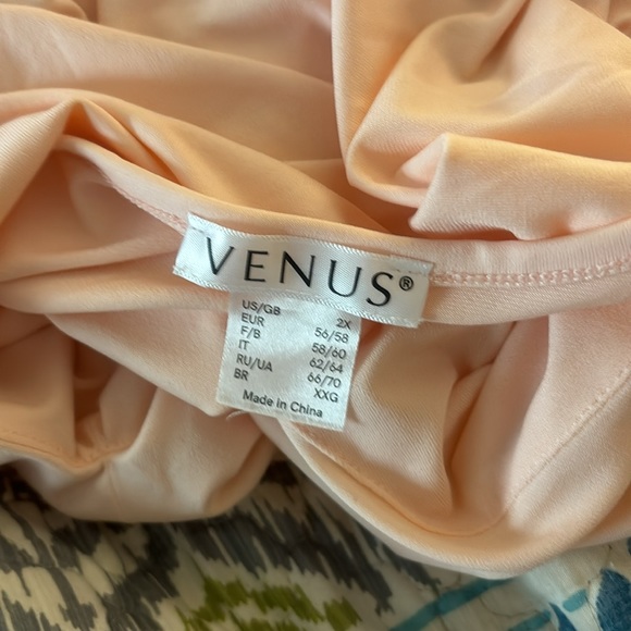 Venus layered sleeveless blouse pink/peach - Picture 4 of 4
